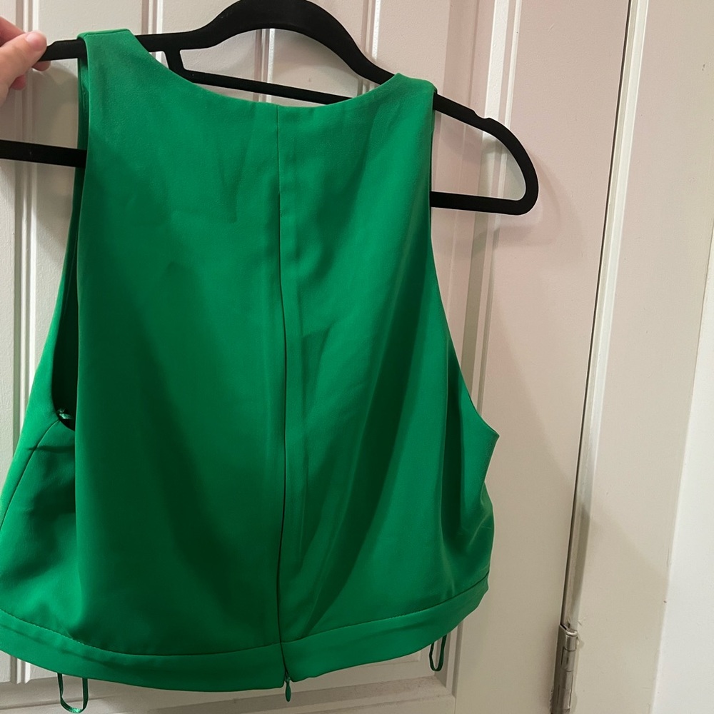 Green XL Zara sleeveless top